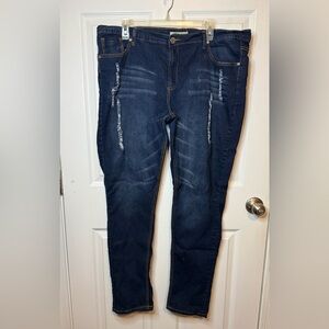 Blue Distressed Jeans